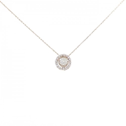 K18PG 2WAY Dây chuyền kim cương 0.301CT - Hàng hiệu Chính hãng