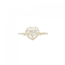 Nhẫn kim cương hình trái tim K18YG 0.40CT - Hàng hiệu chính hãng 853839