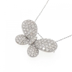 K18WG Bướm Pave Kim Cương Dây Chuyền 1.41CT - Hàng hiệu Chính hãng 848608