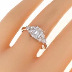 Nhẫn PT Kim Cương 1.024CT H VS2 Cắt Ngọc Lục Bảo - Hàng hiệu Chính Hãng 873018