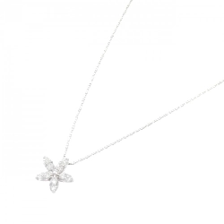 K18WG Hoa Kim Cương Dây Chuyền 0.50CT - Hàng hiệu Chính hãng 861126