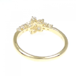 Nhẫn kim cương hoa K18YG 0.79CT 672786