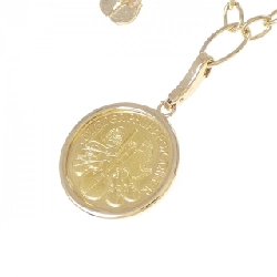 K18YG(枠) Dây chuyền đồng xu - Hàng hiệu Authentic 858618