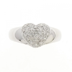 Nhẫn kim cương hình trái tim K18WG 0.24CT 672795