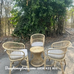 Bàn ghế mây uống trà giá rẻ 501288