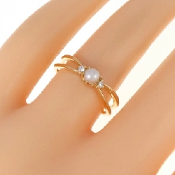 Nhẫn ngọc trai Akoya K18YG 3.7mm 671884