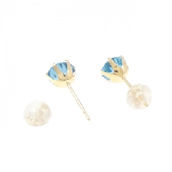 K18YG Blue Topaz Bông tai - Hàng hiệu Chính hãng 868676