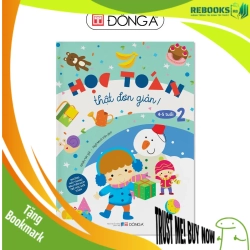 (TẶNG BOOKMARK) Học toán thật đơn giản 4-5 tuổi - T2 - 48 Sách thiếu nhi