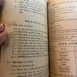 GIÁO KHOA TRIẾT HỌC LUẬN LÝ HỌC ĐỆ NHẤT ABCD - TRẦN ĐỨC AN  1045957