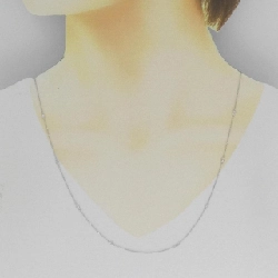 K18WG Dây chuyền kim cương 0.10CT - Hàng hiệu Chính hãng 851141