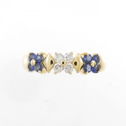 Nhẫn Sapphire Hoa K18YG 0.36CT 673112