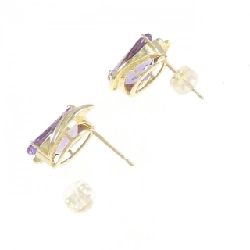 K18YG Amethyst Bông tai - Hàng hiệu Chính hãng 871909