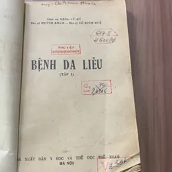 Bệnh da liễu, tập 1, giáo sư Đặng Vũ Hỷ 608219