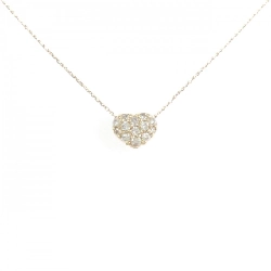 K18PG Dây chuyền trái tim kim cương 0.30CT - Hàng hiệu chính hãng