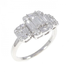 Nhẫn kim cương 750WG 0.943CT