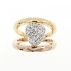 Nhẫn kim cương hình trái tim 3 màu K18 - Hàng hiệu Authentic 849541