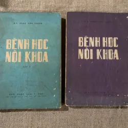 BỆNH HỌC NỘI KHOA, 2 TÂP - SÁCH Y, KHỔ LỚN