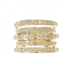 Nhẫn kim cương K18YG 1.00CT - Hàng hiệu chính hãng 847917