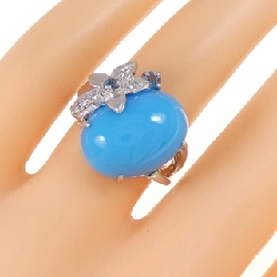 Nhẫn Turquoise K18WG 8.60CT 670039