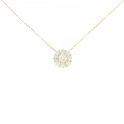 K18YG Dây chuyền kim cương 0.174CT - Hàng hiệu Authentic