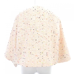 Áo khoác không cổ CHANEL 636075