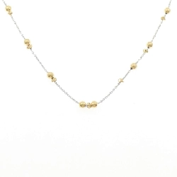 K18YG/PT850 Dây chuyền - Hàng hiệu Authentic