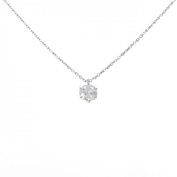 Dây chuyền kim cương Solitaire PT900/PT850 0.617CT G SI1 EXT - Hàng hiệu Chính hãng