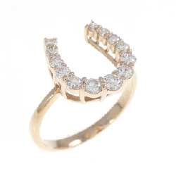 Nhẫn kim cương hình móng ngựa K18PG 0.50CT - Hàng hiệu Chính hãng