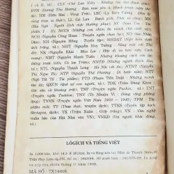 LOGIC & TIẾNG VIỆT (Giáo sư/Tiến sĩ Nguyễn Đức Dân) - 411 trang 1010362