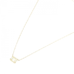 Dây chuyền kim cương K18YG 1.008CT LY I1 cắt hình Emerald - Hàng hiệu Chính hãng 872588