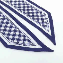 Khăn quàng cổ TWILL VICHY 5FF008 của Miu Miu - Hàng hiệu chính hãng 806975