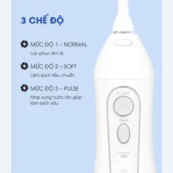 Máy tăm nước Kalite KHF03 làm sạch răng đánh bay mảng bám 934659