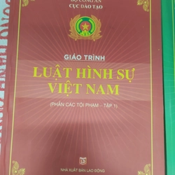 Combo full 3 cuốn giáo trình luật hình sự việt nam. Tập 1+2+ phần chung 278915