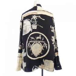 Áo sơ mi HERMES EX-LIBRIS 3E0607D7 Twill Reine 629785