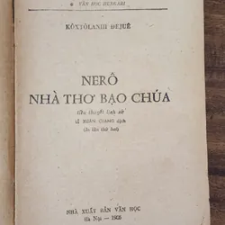 Tiểu thuyết lịch sử NERÔ NHÀ THƠ BẠO CHÚA (VH Hungary) 723243