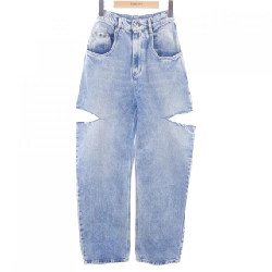 Maison Margiela - Chi tiết xẻ S51LA0051 - Quần jeans hàng hiệu Authentic