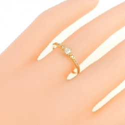 Nhẫn kim cương K18YG 0.132CT 669970