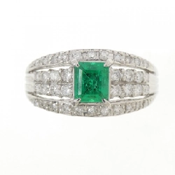 Nhẫn Emerald PT900 0.573CT - Hàng hiệu Chính hãng 848403