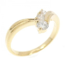 Nhẫn kim cương K18YG 0.25CT