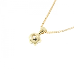 K18YG Solitaire Diamond Necklace - Hàng hiệu Chính hãng 866293