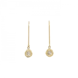 Bông tai kim cương K18YG 0.20CT - Hàng hiệu Chính hãng