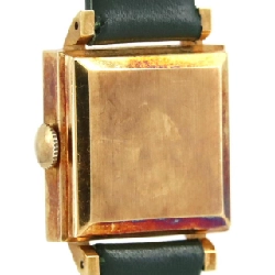 IWC Đồng hồ cổ điển hình vuông YG YG tự động - Hàng hiệu chính hãng 877032