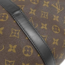 Túi du lịch Louis Vuitton Monogram Macassar Keepall Bandoulière 55cm M56714 614190