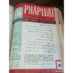 Tạp chí pháp luật ( bán nguyệt san ) - nhiều tác giả 1006760