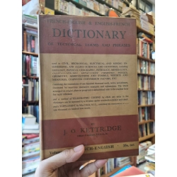 DICTIONARY OF TECHNICAL TERMS AND PHRASES : FRENCH-ENGLISH & ENGLISH-FRENCH 222144