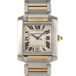 Cartier Tank Française LM Combi W51005Q4 SSxYG tự động - Hàng hiệu Chính hãng