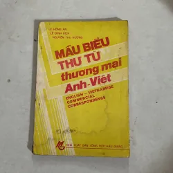 Mẫu biểu thư từ thương mại Anh - Việt
