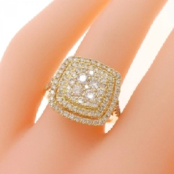 Nhẫn kim cương K18YG 1.00CT 669268