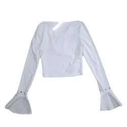 ÁO NỮ CỔ TRÒN LOE DÀI TAY 476381
