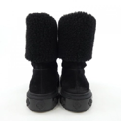 Giày bốt LOUIS VUITTON logo da lộn - Hàng hiệu Authentic 828966